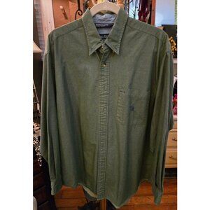 MT # 1018 Men's XL Grren Nautica Long Sleeve Shirt